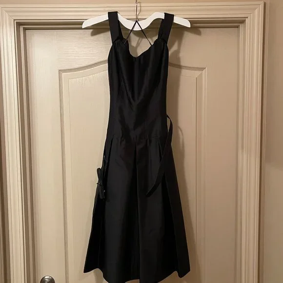 Teri Jon Silk Dress Size 14 - Picture 6 of 6